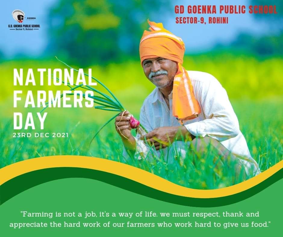 NATIONAL FARMERS’ DAY GD Goenka Rohini