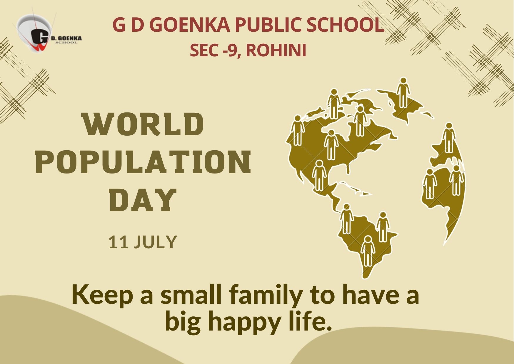 World Population Day GD Goenka Rohini