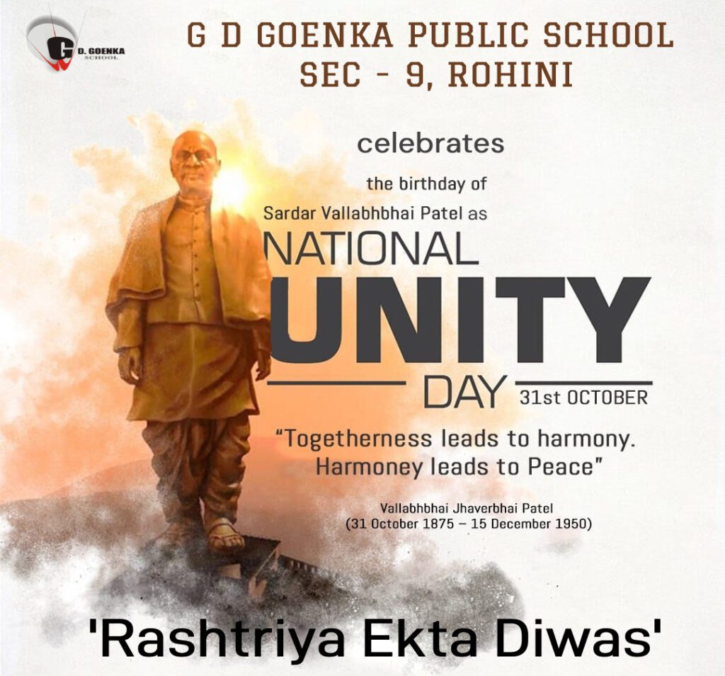 Rashtriya Ekta Diwas - GD Goenka Rohini